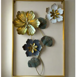 Imported Metal Flower Frame - Elegant Decorative Wall Art